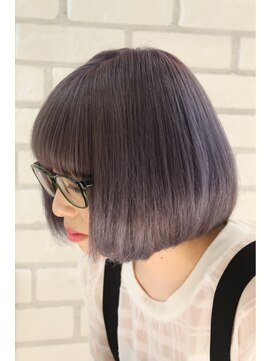 ヘアーグランデシーク(Hair Grande Seeek) Ｓｅｅｅｋ　Ｓｔｙｌｅ　　　パープルアッシュとボブ