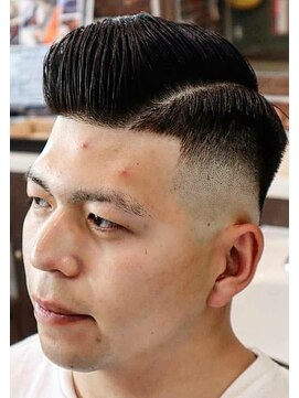 アクセプトザワールドバーバー(Accept the world barber) パートスタイル×スキンフェード