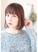 愛されピンクベージュボブ  ♪
