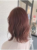 ブリーチあり！ミルキーピンクベージュ！