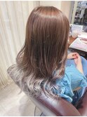 【担当ABE】ナチュラルシルバー×グラデーション