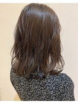 モリオ フロム ロンドン イオンモール 熊本店(morio FROM LONDON)&nbsp;【morio熊本】大人かわいい切りっぱなしミディ.k