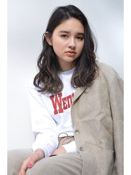 ロロ(ro-ro) plumyイルミナx外ハネボブxアッシュブラウンxネオウルフ