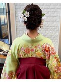 袴ヘアアレンジ