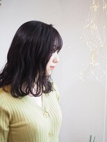 チリンバイロストシティー(Chillin by LOSTCITY)&nbsp;ダークアッシュ×ミディアムヘア