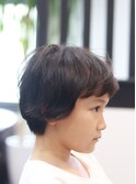 レディースのショートボブスタイル
