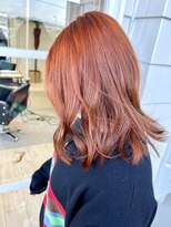 アレンヘアー 富士宮店(ALLEN hair) ★韓国風★アプリコットオレンジ