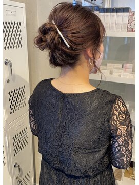 ルブランヘアギャラリー(Le blanc hair gallery) シニヨンアレンジ