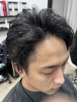 リレーションメンズヘアー(RELATION MEN'S HAIR)&nbsp;ナチュラルスパイラルパーマ／カルマパーマ／ダークアッシュ
