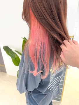 ジーナ 勝どき(Zina) 外ハネボブ/セクションカラー/ペールベージュ[丸山]