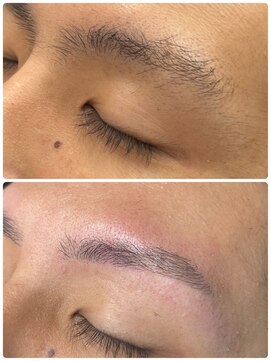 ハチマルハチ 新宿(808) 生え癖生かしてスタイリッシュストレート眉☆