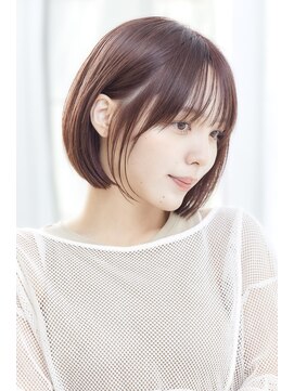 ミチオ ノザワ ヘアサロン ギンザ(Michio Nozawa HAIR SALON Ginza) 似合わせカット×シースルーバングと丸みボブ【瀧上丈司】