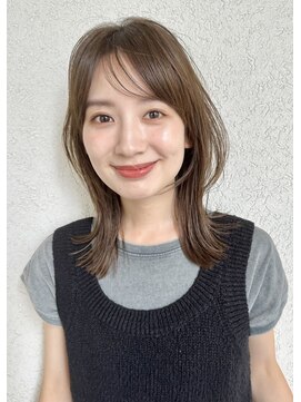 ガーデン オオタカノモリ(garden otakanomori) 大人可愛い×小顔前髪×ベージュカラー×くびれレイヤーf