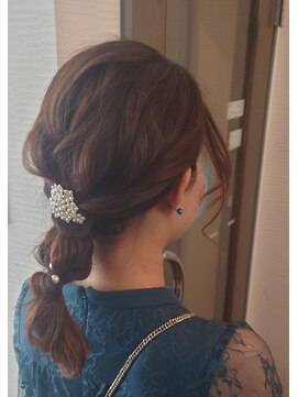 かぐや姫 エルモード フェレ美容室 行徳店 結婚式ヘアーアレンジ