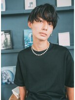 グランブルーヴィータ(GranBlue vita)&nbsp;メンズツーブロックマッシュ/アッシュブラック