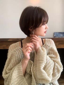 キーゴ 博多(KY-GO.) 丸みショート ショートヘア オリーブベージュ