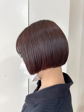 ネオリーブセブン 御茶ノ水店(Neolive 7) ぷつっとボブ×ボルドーカラー