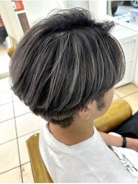 グラスペディア(graspedia) メンズバレイヤージュ【広島派手髪】【広島ハイトーン】