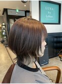 くびれヘア レイヤーカット マッシュショートウルフ