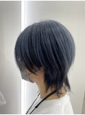 ブルーシルバー×メンズウルフ