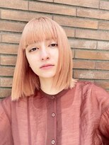 ヴァージ(Verge)&nbsp;レイヤーカット/ウェーブパーマ/前髪/こなれミディ[代官山駅]