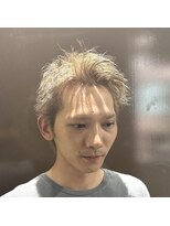 ランディ(RANDY)&nbsp;メンズ スパイキーショート ミルクティーベージュ