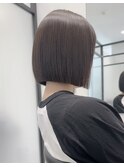 朝が楽になるストレートボブ