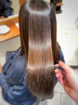 ロビンソン(HAIR ROBINSON) スーパーストレートエステ×カラーエステ×Oggiotto