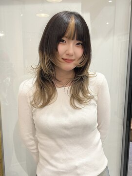 ケシキ大名(keshiki) ロングウルフ × デザインカラー / AMI