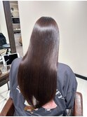 ラベンダーブラウン×髪質改善トリートメント
