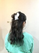ミラ(Mila)&nbsp;カジュアルアレンジ★ふわふわハーフアップお団子♪