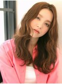 ■センターパートで美人顔グラマラスロングM.SLASH自由が丘27-8