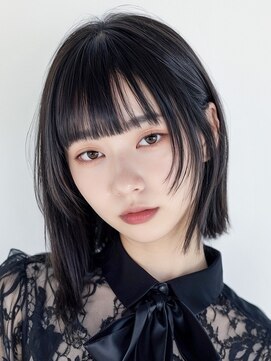 アイニ 天王寺アポロ店(aini) アディクシーカラーハイライトダブルカラーレイヤーカットボブ