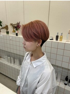 リル(re'll) 《花屋併設》ピンクベージュ［酸性ストレート/ヘアセット］