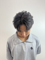 ステージ(STAGE)&nbsp;フェザーショート　フェザーパーマ　センターパート