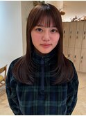 ロングレイヤー/顔周りレイヤー/前髪カット/低めレイヤー