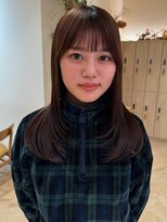 トリッカ シブヤ(TRICCA SHIBUYA)&nbsp;ロングレイヤー/顔周りレイヤー/前髪カット/低めレイヤー