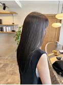 30代からの髪悩みに◎ 髪質改善×艶ダークで違和感ゼロへ