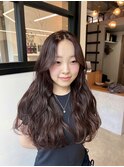 チョコレートブラウン×レイヤーカット