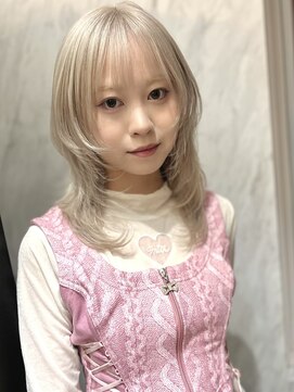 ヴァイス 渋谷店(VAICE) ホワイトブロンド/ハッシュカット