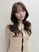 ハピネス 梅田茶屋町店(HAPPINESS)&nbsp;韓国風/レイヤーカット/顔周り/顔まわり/髪質改善/ベージュ