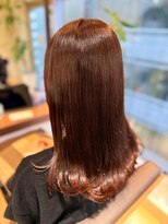 ヘアリゾート粋 ティガ 池袋店(tiga) 透明感カラー/チョコレートブラウン/くびれロング/艶髪