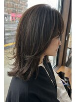 リドル ヘアー 駒生店(Riddle HAIR)&nbsp;ミディアムレイヤー　ハイライト