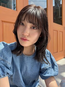 バルバロヘアー(BARBARO HAIR) くびれカット×グレージュ