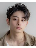 メンズビジネスツーブロックショートスタイル爽やか清潔感