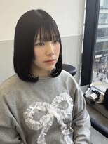 ゴウトゥデイシェアサロン 町田店(GO TODAY SHAiRE SALON)&nbsp;シルキーストレート×ミディボブ