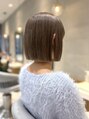 ロンドブルーム 天神大名店(Lond Bloom) バッサリカットにオススメ☆タッセルボブ×ミルクティーカラー