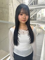 バイ ユア オウン フラワーズ コロン カバ 松本駅前(buy your own flowers : kava)&nbsp;20代30代40代大人可愛い髪質改善カラー艶感ストレートレイヤー