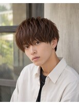 MEN's Baguz MEN'Sカット/ MEN'Sパーマ/ MEN'Sカラー 韓国風重めマッシュニュアンスパーマ束感メンズヘア
