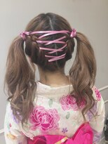 リボンツインテール